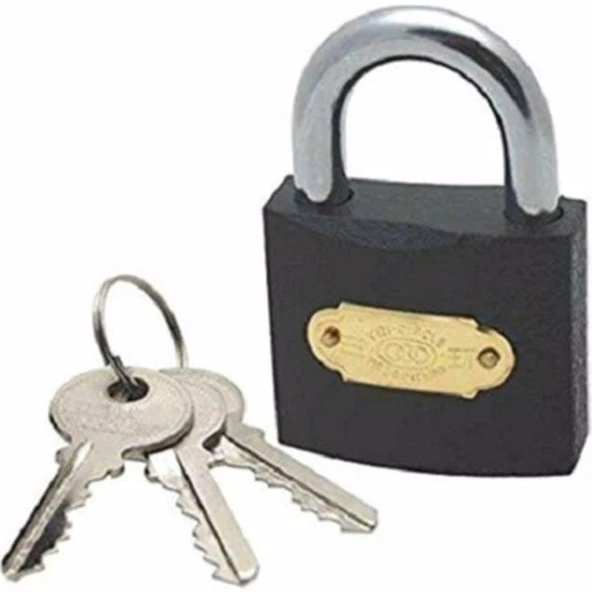 GRİ ASMA KİLİT 20 MM ürün görseli 1