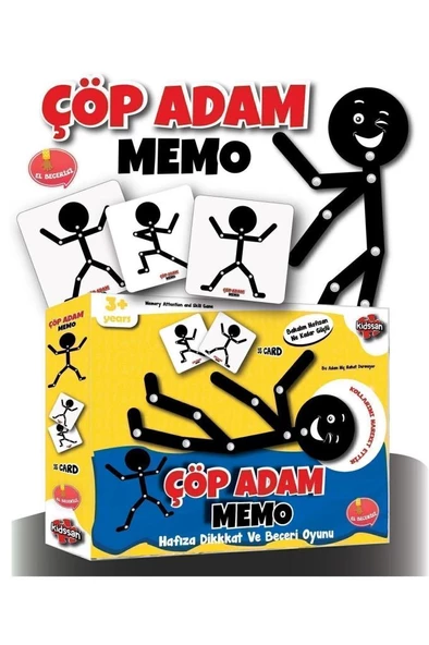 Kidsan Çöp Adam Memo Oyunu - Resim 6