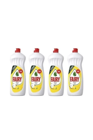 Fairy Bulaşık Deterjanı Limon 650 ml X 4 Adet ürün görseli 1