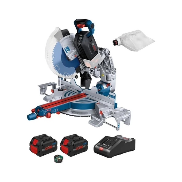 Bosch GCM 18V-305 GDC Çift Akülü 12 Ah Gönye Testere ürün görseli 1