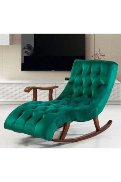 Onurdesign Lüx Kapitoneli Dinlenme Sallanma Tv Balkon Salon Koltuğu Sallanır Koltuk ürün görseli 1