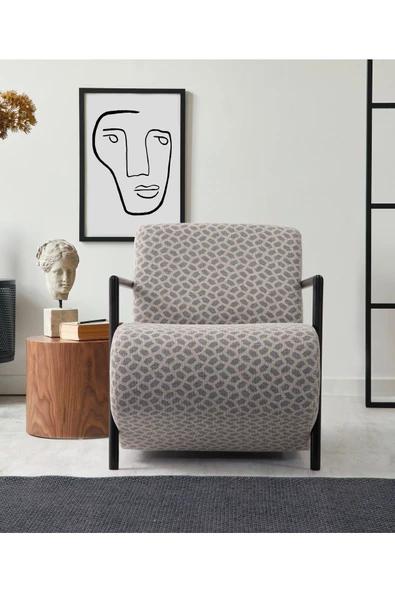 Onurdesign Dante Metal Ayaklı Berjer - Resim 2