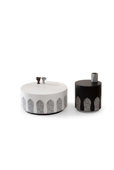 Onurdesign Bohem 2 li Orta Sehpa - Resim 2