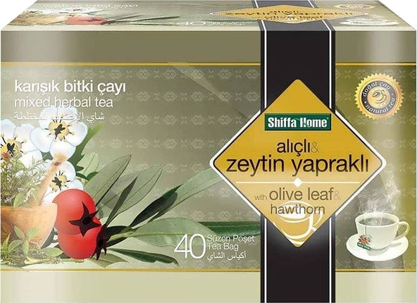Shiffa Home Karışık Bitki Çayı Alıçlı Zeytin Yapraklı 40 lı 1 ADET ürün görseli 1