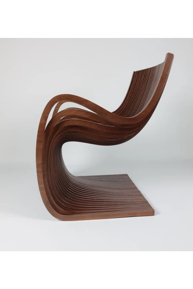 Onurdesign Lüx Ahşap Berjer - Resim 3