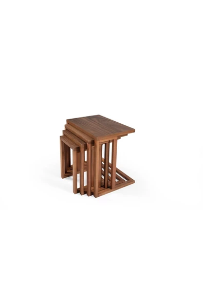 Onurdesign Ahşap 4lü C Zigon Sehpa ürün görseli 1