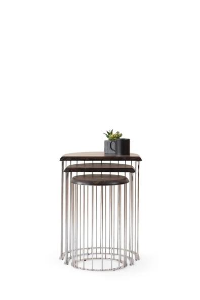 Onurdesign Nova 3 lü Zigon Sehpa ürün görseli 1