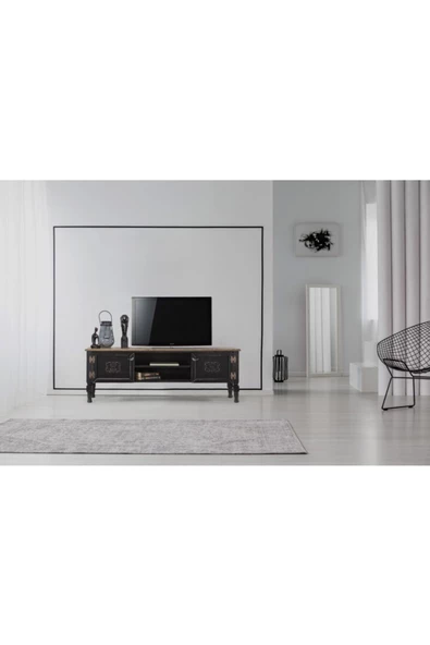 Onurdesign Pastel Boyalı Ahşap Tv Sehpası ürün görseli 1