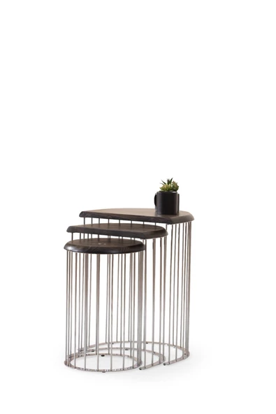 Onurdesign Nova 3 lü Zigon Sehpa - Resim 2
