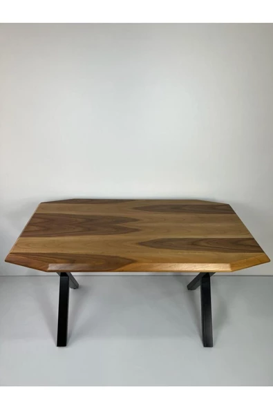 Onurdesign Ceviz Kaplamalı Yemek Masa - Resim 4