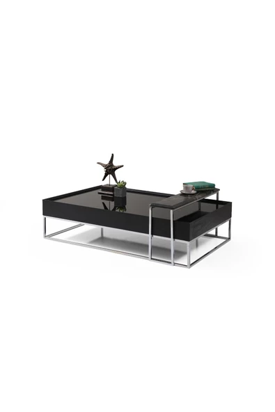 Onurdesign Taç Siyah Orta Sehpa - Resim 2