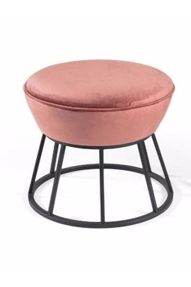 Onurdesign Thor Metal Konik Ayaklı Puf ürün görseli 1