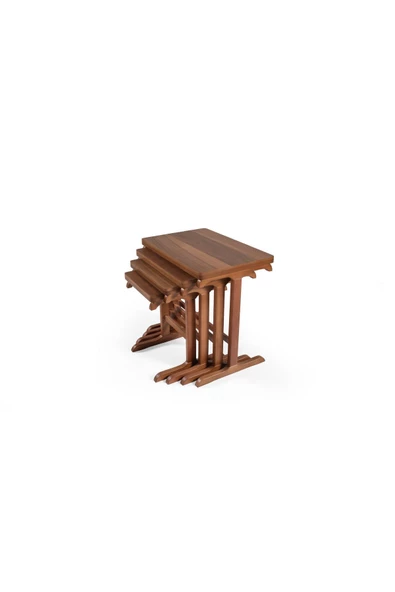 Onurdesign Ahşap 4lü T Zigon Sehpa ürün görseli 1