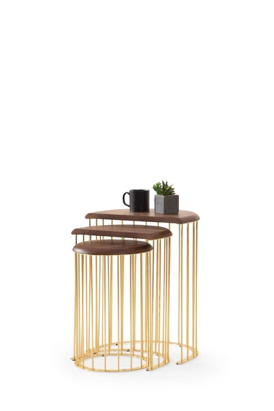 Onurdesign Nova 3 lü Zigon Sehpa - Resim 2