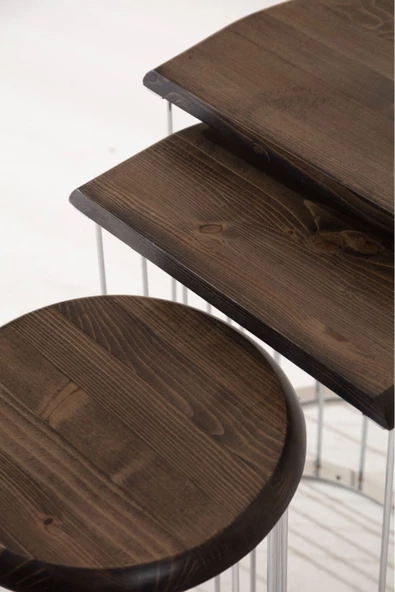 Onurdesign Nova 3 lü Zigon Sehpa - Resim 3