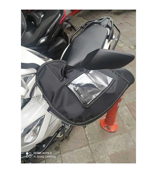 Honda Yeni Activa 125 Deluxe 2023 Uyumlu Telefon Tutuculu Elcik Koruma  Supermoto ürün görseli 1