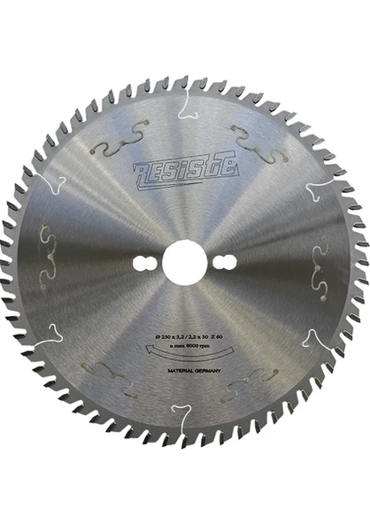 250x3,2/2,2x30 Z60 AĞAÇ TESTERESİ RESİSTE ürün görseli 1