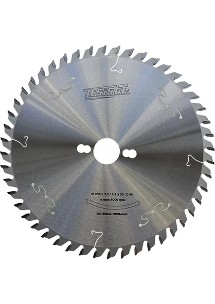250x3,2/2,2x30 Z48 AĞAÇ TESTERESİ RESİSTE ürün görseli 1
