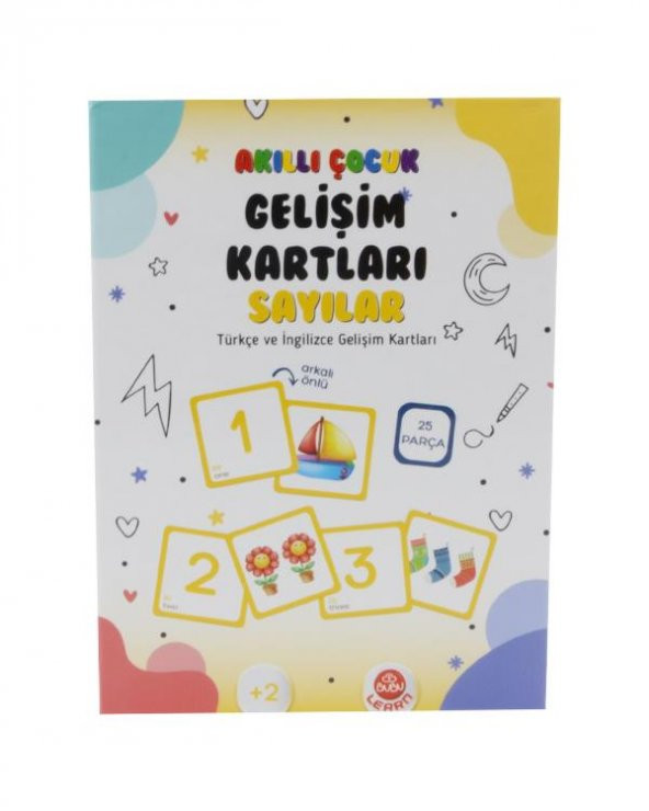 Akıllı Çocuk Gelişim Kartları Sayılar Bubu ürün görseli 1