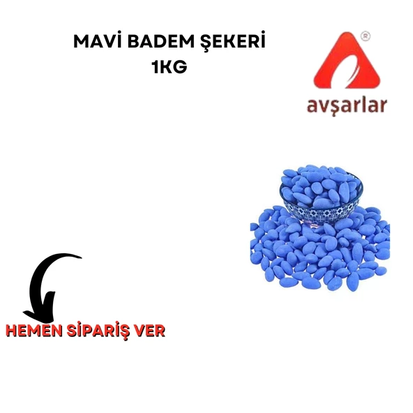 MAVİ BADEM ŞEKERİ 1.KG ürün görseli 1