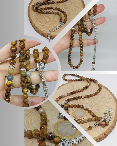 Pietersite Taşı 99luk Tesbih 6mm (35680) ürün görseli 1