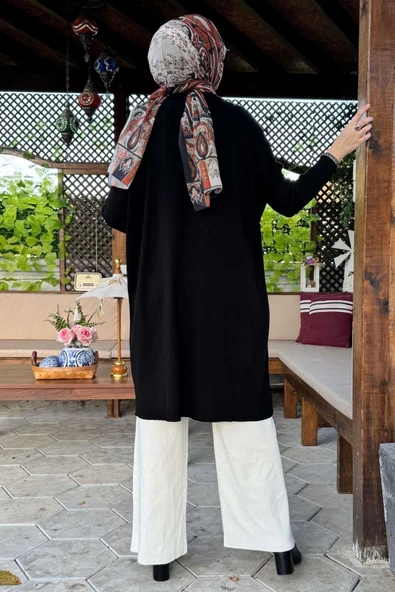 Dora Triko Tunik Siyah - Resim 8