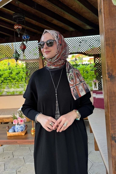 Dora Triko Tunik Siyah - Resim 2
