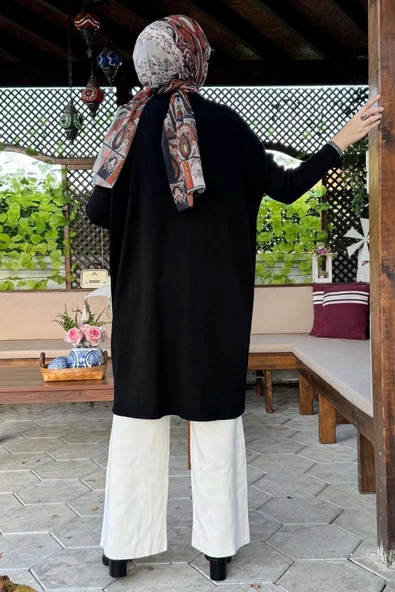 Dora Triko Tunik Siyah - Resim 7