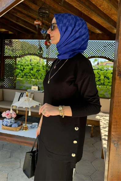 Sezen Triko Takım Siyah - Resim 7