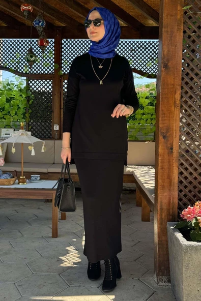 Sezen Triko Takım Siyah - Resim 5