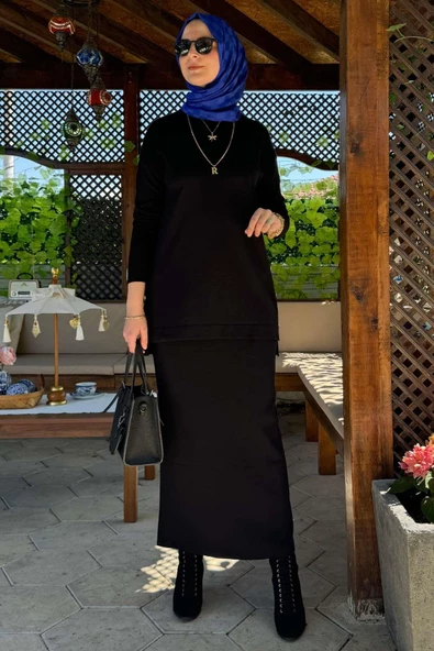 Sezen Triko Takım Siyah - Resim 4