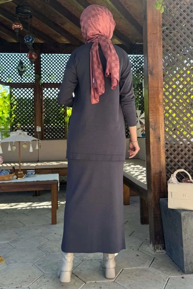 Sezen Triko Takım Antrasit - Resim 8