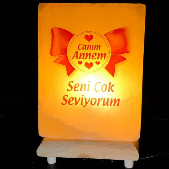 Anneler Günü hediyesi Tuz Lamba ürün görseli 1