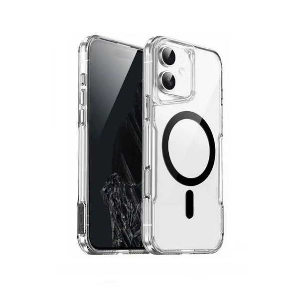 Gpack Apple iPhone 16 Kılıf Magsafe Renkli Şeffaf Sert Mika T-Max ALP ürün görseli 1