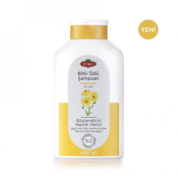 Otacı Bitki Özlü Şampuan 400ml Arnika Güçlendirici Hacim Verici ürün görseli 1