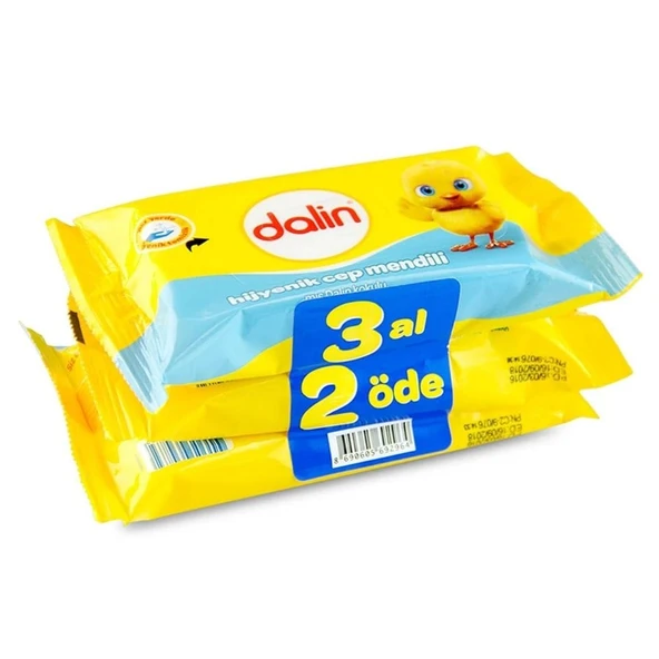 Dalin 3'lü Hijyenik Cep Mendili ürün görseli 1
