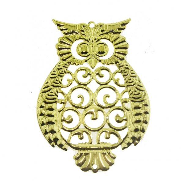 20 Adet 5x7cm Metal Baykuş ürün görseli 1