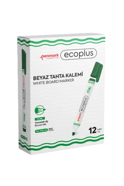 penmark Ecoplus Beyaz Tahta Kalemi 1 Kutu 12'li ürün görseli 1
