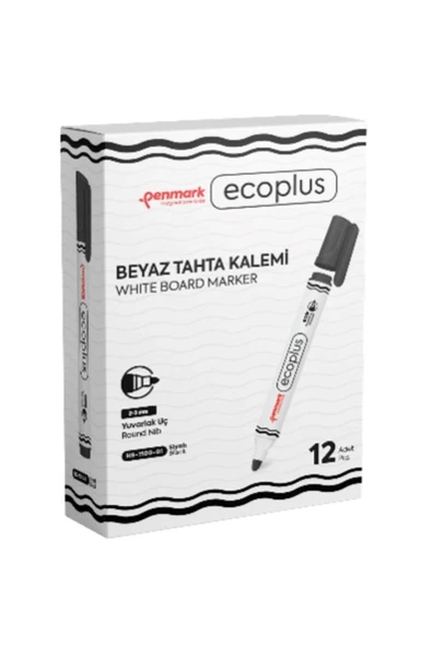 penmark Ecoplus Beyaz Tahta Kalemi 1 Kutu 12'li ürün görseli 1