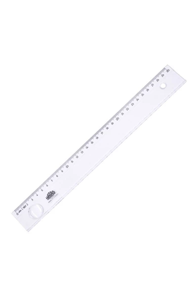 Standart  Plastik Mercekli Geniş Cetvel 30 cm 0161 ürün görseli 1