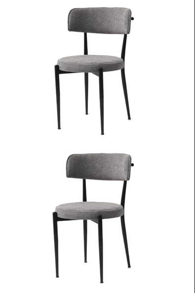 Gözde Sandalye Metal 2 Li Set Cafe,Restaurant,Mutfak,Salon,Yemek Odası Sandalyesi ürün görseli 1