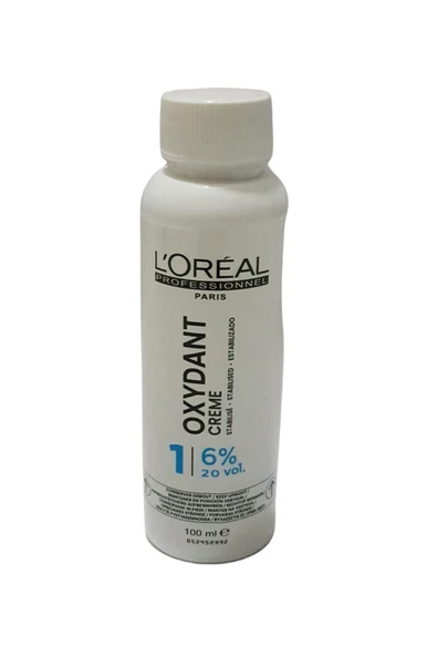 L'OREAL PROFESSİONNEL  L'OREAL PROFESSİONNEL Loreal Oxydant Creme No:1 %6 20 Volum Oksidan 100ml (ORJİNAL DOLUM) ürün görseli 1