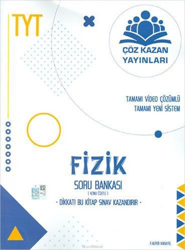 TYT Fizik Soru Bankası Çöz Kazan Yayınları ürün görseli 1