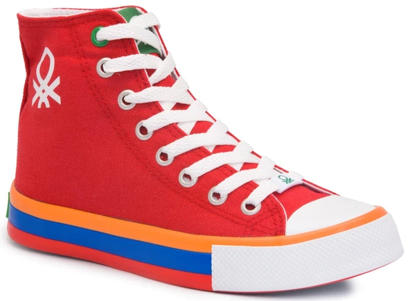 United Colors of Benetton Bnt 21Y 30189 Kırmızı Bayan Ayakkabı Bayan Spor ürün görseli 1