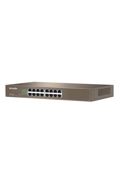 Tenda TEF1016D 16 PORT 10/100 MBPS ETHEaTenda TEF1016D 16Port 10/100Mbps SwitchITCH ürün görseli 1