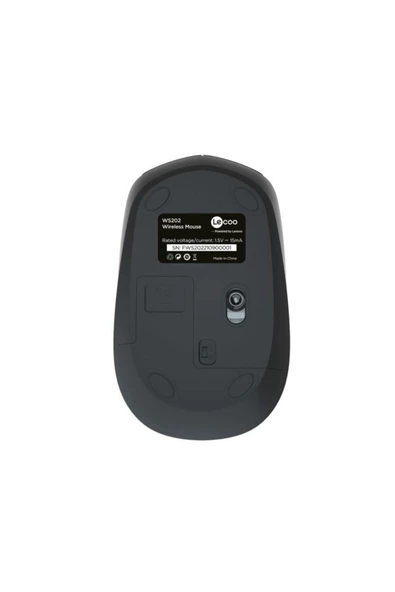 Lecoo Ws202 Kablosuz Mouse Siyah - Resim 3