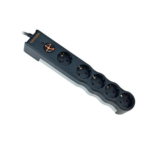 Tunçmatik Enerji Koruma Prizi Powersurge 5'li Siyah 1050 JOULE ürün görseli 1
