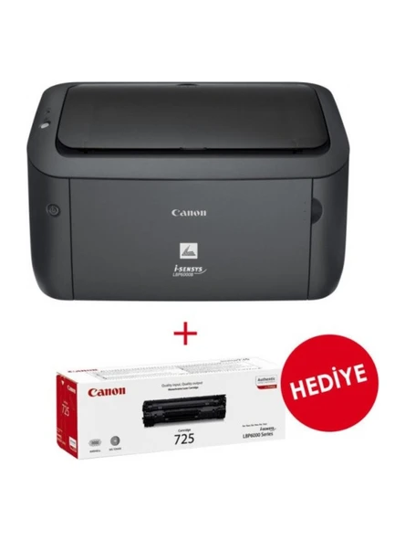 Canon I-sensys Lbp6030bk Mono Lazer Usb A4 Siyah Yazıcı Toner Hediyeli ürün görseli 1