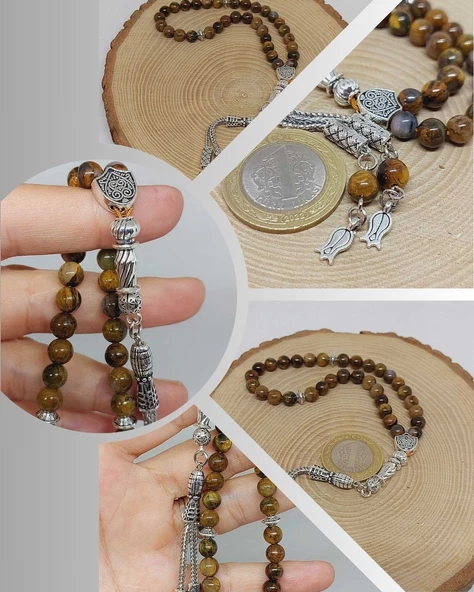 Pietersite Taşı 33lük Tesbih 6mm (35680) ürün görseli 1