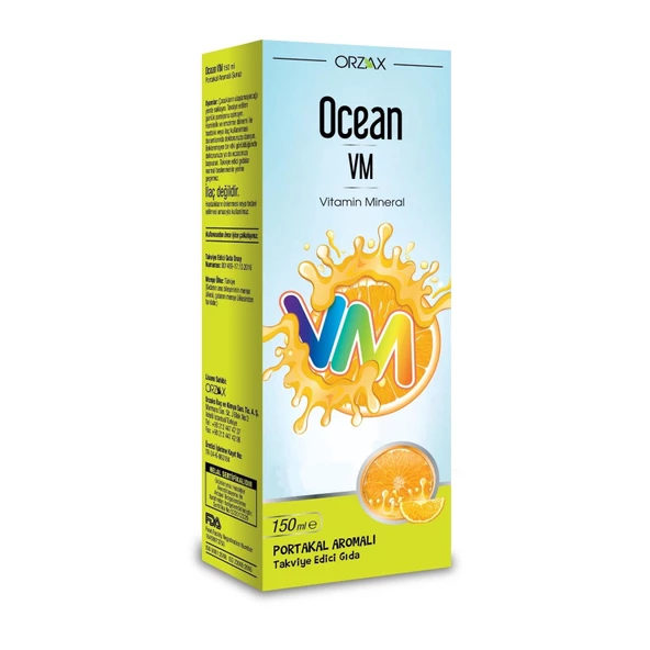 Vitamin Mineral Portakal Aromalı Şurup 150ml ürün görseli 1